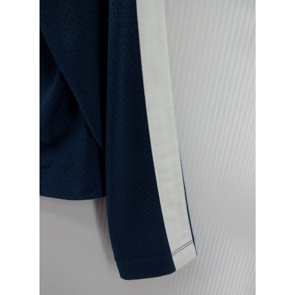 VINTAGE Nike Jacket Boys Kid Medium Track Coat Warm Up Soccer Mesh Full Zip - Picture 3 of 11